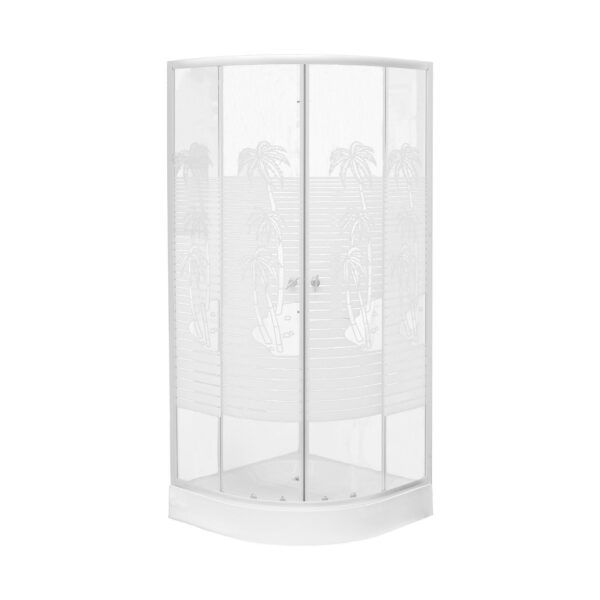 Cabina Dus Semirotunda Palmier